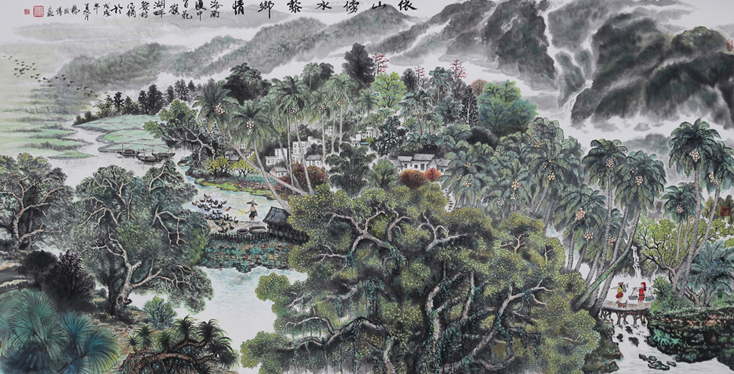 1609--ƣɽˮ飬ߴ磺239X123Cm2019.jpg